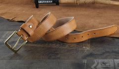 Genuine Leather Punk Rock Biker Trucker Mens Belt Men Black Coffee Belt for Men