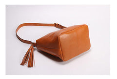 Handmade Leather Messenger Bag Purse Satchel Bag Leather Shoulder Bag for Women - EverHandmade