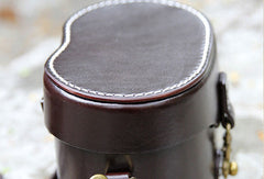Handmade bucket purse leather crossbody bag purse shoulder bag for women - EverHandmade