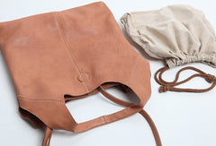 Handmade Genuine Leather Handbag Tote Bag Shopper Bag Shoulder Bag Purse For Women
