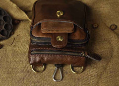 Vintage Leather Belt Pouches for Men Waist Bag BELT BAGs Shoulder Bag For Men