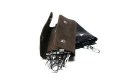 Cool Leather Mens Key Wallet Wallet Key Holder Car Key Case for Men