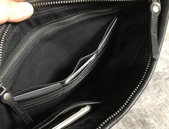 Genuine Leather Mens Clutch Cool Slim Wallet Zipper Clutch Wristlet Wallet for Men