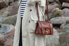 Genuine Leather Satchel bag shoulder bag for women leather crossbody bag