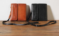 Genuine Leather Mens Cool billfold Leather Wallet Men Small Wallets Trifold for Men