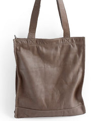 Vintage WOMENs LEATHER Small Handbag Tote Bag Work Tote Shoulder Purse FOR WOMEN