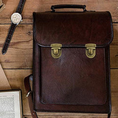 Distressed Leather Backpack Bag - Annie Jewel
