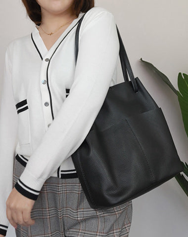Fashion Womens Pink Leather Tote Bag Vertical Silver Shoulder Tote Bag Bucket To LOHAS03281010