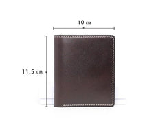 Cool Leather Mens Small Wallets Front Pocket Wallet Slim Wallet for Men