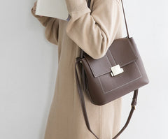 Leather Stylish Womens Shoulder Bag Shoulder Work Purse for Women