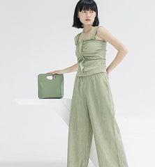 Cute Green Black Leather Womens Mini Crossbody Purse Shoulder Bag for Women