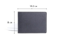 Leather Mens Slim license Wallet Card Wallets Slim Wallet Front Pocket Wallet for Men