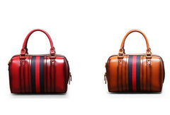 Genuine Leather handbag Boston bag shoulder bag for women leather bag
