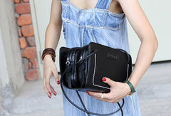 Handmade small phone purse leather crossbody bag shoulder bag women