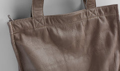 Vintage WOMENs LEATHER Small Handbag Tote Bag Work Tote Shoulder Purse FOR WOMEN