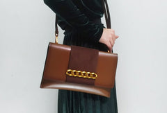 Genuine Leather Clutch Bag Purse Shoulder Bag for Women Leather Crossbody Bag - EverHandmade