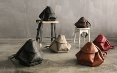 LEATHER WOMEN Vintage SHOULDER BAG Fashion Backpack Purses FOR WOMEN