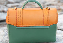 Handmade handbag satchel purse leather crossbody bag purse shoulder bag for women