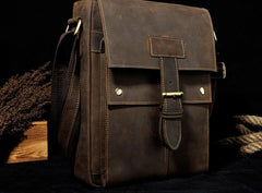 Small Leather Mens SIDE BAGs COURIER BAGs Messenger Bag Shoulder Bag for Men