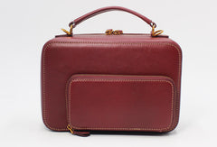 Handmade Leather Handbag Purse Crossbody Shoulder Bag for Girl Women Lady - EverHandmade