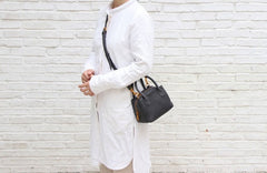 Small LEATHER WOMENs Handbag Mini Vintage Shoulder Purses FOR WOMEN
