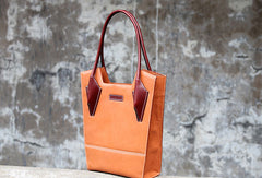 Handmade handbag purse leather shopper bag purse shoulder bag for women - EverHandmade