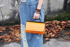Handmade Leather Vintage Small Shoulder Bag purse crossbody bag for women - EverHandmade
