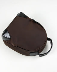 Womens Nylon Small Backpack Purse Light Gray Convertible Crossbody Bag Nylon Backpack Shoulder Bag for Ladies