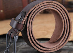 Genuine Leather Punk Rock Biker Trucker Mens Belt Men Black Coffee Belt for Men