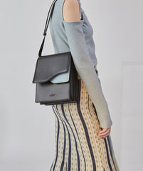 Stylish Leather White Black Womens Shoulder Bag Crossbody Bag Purse for Women