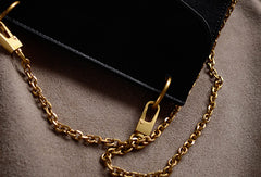 Genuine Leather Chain Bag Purse Crossbody Bag Shoulder Bag Purse For Women - EverHandmade