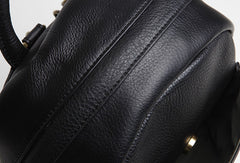 Genuine Leather Cute Backpack Bag Shoulder Bag Red Black Women Leather Purse