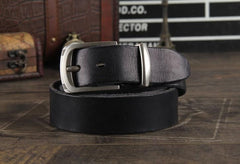 Genuine Leather Punk Rock Biker Trucker Mens Belt Men Black Coffee Belt for Men