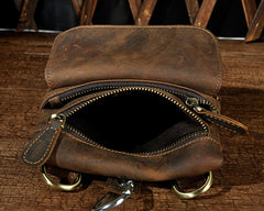 Leather Belt Pouch for Men Waist Bag BELT BAG Cell Phone Holster Shoulder Bag For Men