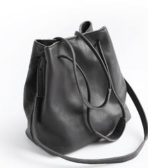 Vintage WOMENs LEATHER Bucket Purse Bucket Shoulder Purse FOR WOMEN