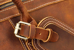 Cool Vintage Leather Mens Duffle Bags Weekender Bag Overnight Bag Travel Bag