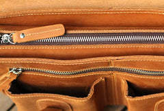 [ On Sale ] Vintage Leather Messenger Bags Cool Travel Messenger Bag Shoulder Bag for Men