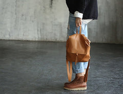 Vintage LEATHER WOMEN Backpack School Backpacks Travel Backpack FOR WOMEN