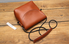 Cute LEATHER WOMEN SHOULDER BAG Contrast Color Crossbody Purses FOR WOMEN