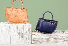 Handmade Genuine Leather Handbag Shopper Bag Crossbody Bag Shoulder Bag Purse For Women - EverHandmade