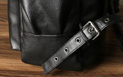 Cool Leather Mens Backpack Large Black Travel Backpack Hiking Backpacks for men