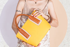 Handmade Genuine Leather Handbag Shoulder Bag Purse For Women Leather Shopper Bag - EverHandmade
