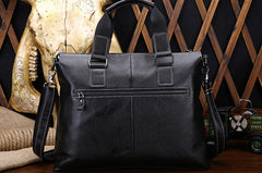 Vintage Leather Mens Briefcase Business Bag Work Bag For Men