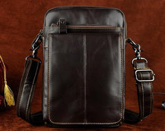 Mens Leather Side Bag Belt Pouch Holster Sling Bag Belt Case Waist Pouch for Men