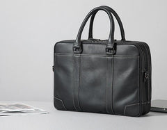Handmade Leather Mens Cool Messenger Bag Work Bag Business Bag Briefcase Bag for men