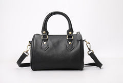 Genuine Leather Handbag Boston Bag Crossbody Bag Shoulder Bag Purse For Women - EverHandmade