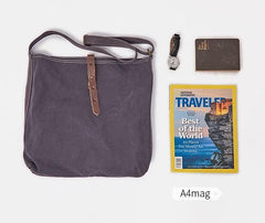 Cool Mens Canvas Side Bag Messenger Bag Canvas Shoulder Bag for Men