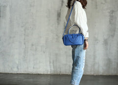 Handmade WOMENs LEATHER Box Handbag Shoulder Bag Handbag Purse FOR WOMEN