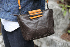 Handmade handbag tote purse leather crossbody bag purse shoulder bag for women - EverHandmade