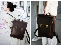 Distressed Leather Backpack Bag - Annie Jewel